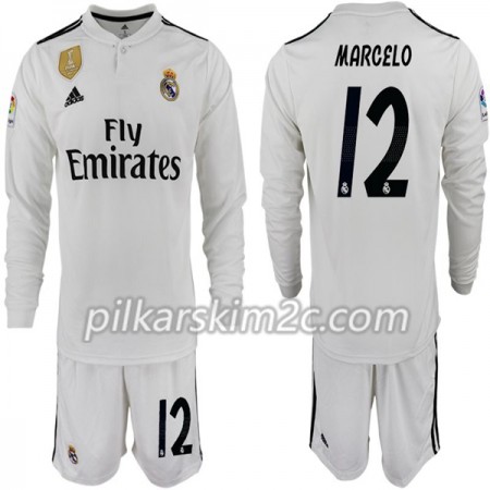 Koszulka Real Madryt MARCELO 12 Dziecięca Główna 2018-2019 - Koszulki Piłkarskie(L/S)